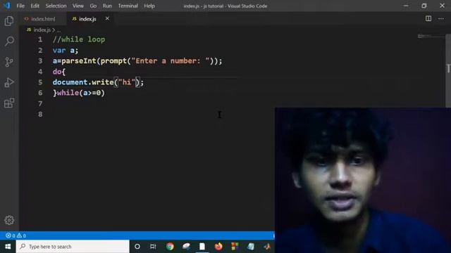 While and do while Loop in JavaScript смотреть онлайн