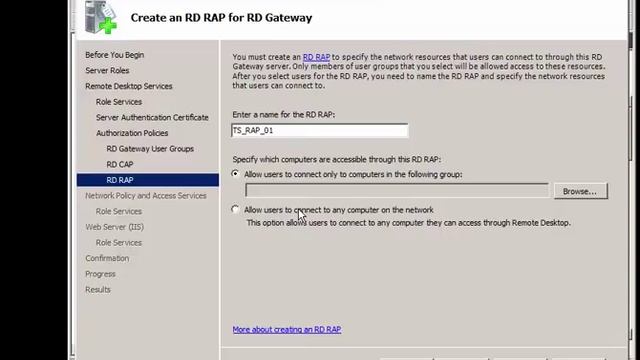 Configure Remote Desktop Gateway on Windows Server 2008 R2 смотреть онлайн