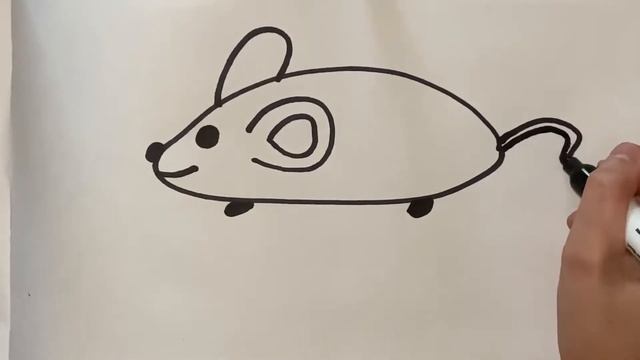 КАК НАРИСОВАТЬ МЫШКУ/РИСУЕМ ЛЕГКО И ПРОСТО смотреть онлайн