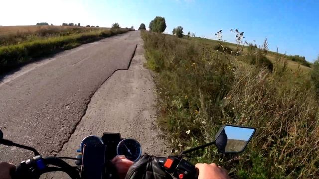 Мотопутешествие на мопеде альфа. Встретил ДПС. Самый неудачный дальняк смотреть онлайн