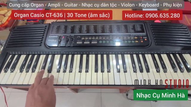 Organ Casio CT-636 | 30 Tone (âm sắc) | NHẠC CỤ MINH HÀ смотреть онлайн
