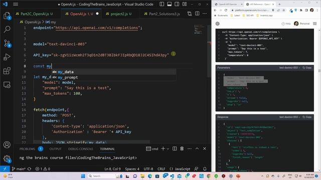 Build and Deploy Your Own ChatGPT AI using JavaScript | OpenAI Tutorial #15 смотреть онлайн