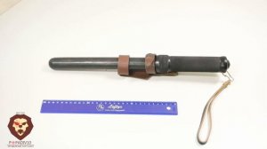 Палка резиновая (дубинка) с металлической ручкой, телескопическая ПР-89 (Видео-обзор)