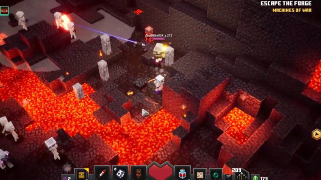 Minecraft Dungeons Gameplay (Fiery Forge) смотреть онлайн