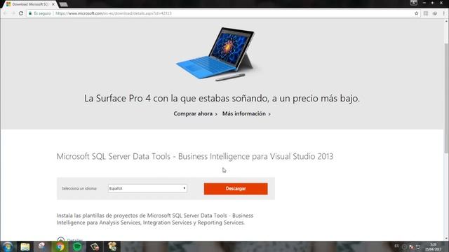 Instalación de Microsoft SQL Server Data Tools - Business Intelligence for Visual Studio смотреть онлайн