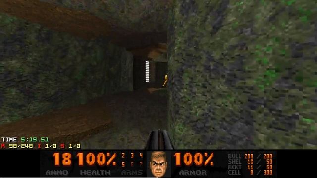 (DOOM II) Sunlust - Map 11: Cave Culture - UV-MAX смотреть онлайн