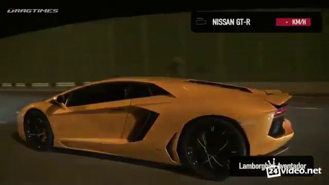 Lamborgini Aventador Vs Nissan GTR