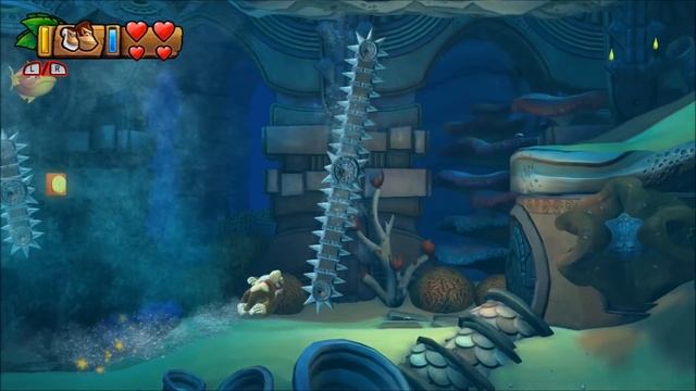 Donkey Kong Country: Tropical Freeze - 100% Walkthrough - 4-1 Deep Keep (Secret Exit) смотреть онлайн