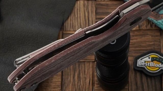 Складной нож Kizer Knives October, сталь CPM 20-CV, красная микарта смотреть онлайн