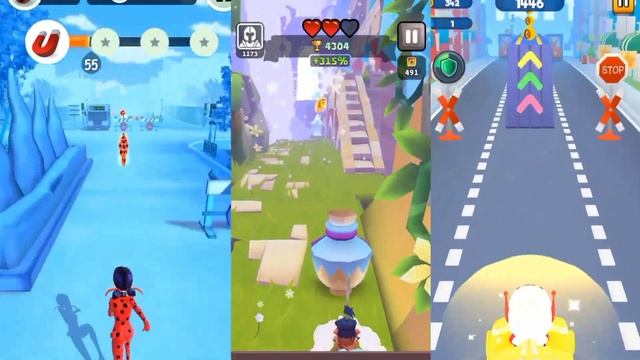 CKN Toys Car Hero Run VS Miraculous Run Gameplay | miraculous ladybug & Cat Noir | ckn toys смотреть онлайн