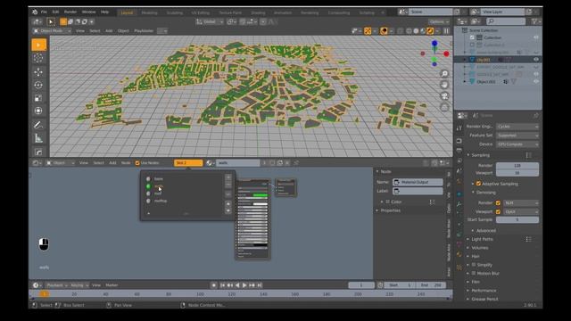 Blender Tutorial: Procedural city with Blender-GIS and Sorcar PART2 (Free Shader download) смотреть онлайн