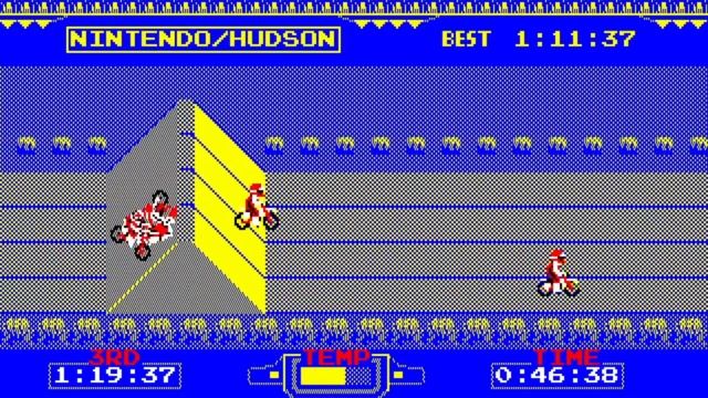 Excite Bike (エキサイトバイク) for the NEC PC-88 смотреть онлайн
