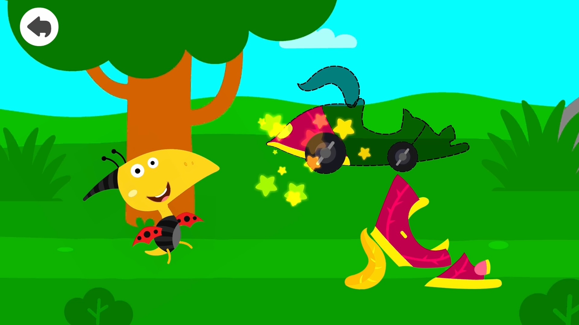 Пазлы для малышей - Насекомые | Мультик для детей смотреть онлайн