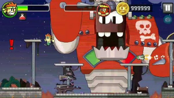 Dan The Man + DLC - All Bosses (Boss Fights)