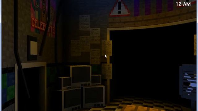 Five Night at Minecraft 2(прохождение)