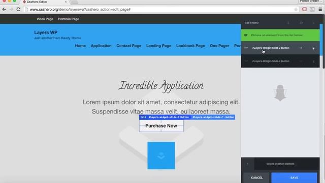 Flattening a button in Layers WP framework смотреть онлайн