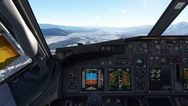Snowy Arrival into Jackson Hole | PMDG 737-800 | FS2Crew смотреть онлайн