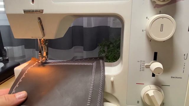 Bernina 1008 Leder/шьем кожу/швейная машина