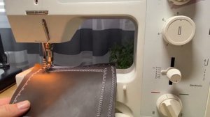 Bernina 1008 leder/шьем кожу/швейная машина