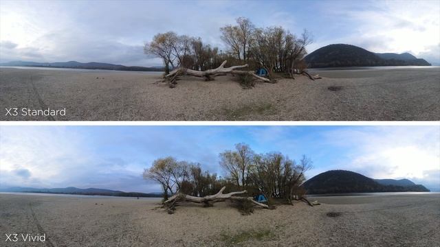 Insta360 ONE RS 1-Inch 360 VS Insta360 X3 | The Great Camera Test w/ Standard, Vivid, LOG and HDR смотреть онлайн