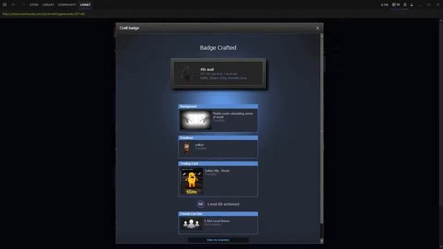 Crafting Selfie Sisters of the Amniotic Lens Level 1 Badge 4th wall Steam смотреть онлайн