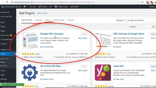 How to Generate Google XML Sitemap for Wordpress Site With Free Plugin (? SEO) смотреть онлайн