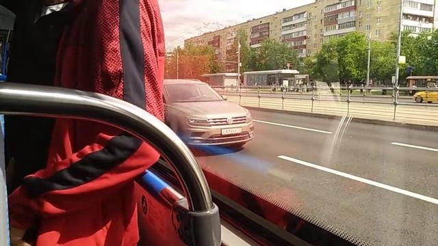 Поездка на автобусе. Т41. Сиреневый Сад - Метро Сокольники смотреть онлайн