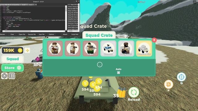 Tank Simulator Script 2022 | Roblox  GUI | Auto Farm