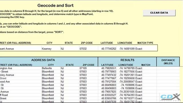 Sort by Distance from a Target Address смотреть онлайн