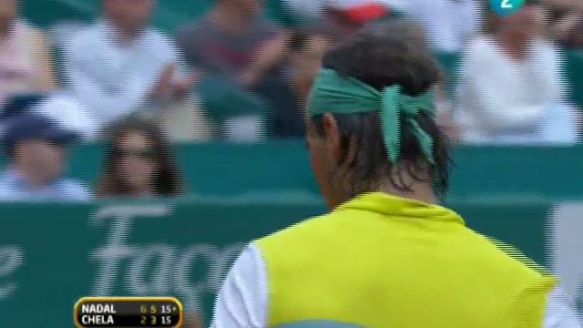 Nadal vs. Chela , 6-2 y 6-3 смотреть онлайн