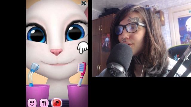 Проверка Страшного Приложения МОЯ ГОВОРЯЩАЯ АНДЖЕЛА В 1 Час Ночи! ЖУТЬ! *НИКОГДА НЕ ИГРАЙ*