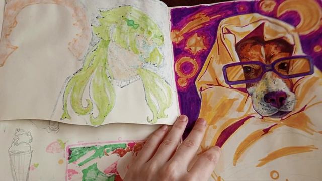 Обзор на скетчбуки 2022-2023 ☆ Sketchbook Tour