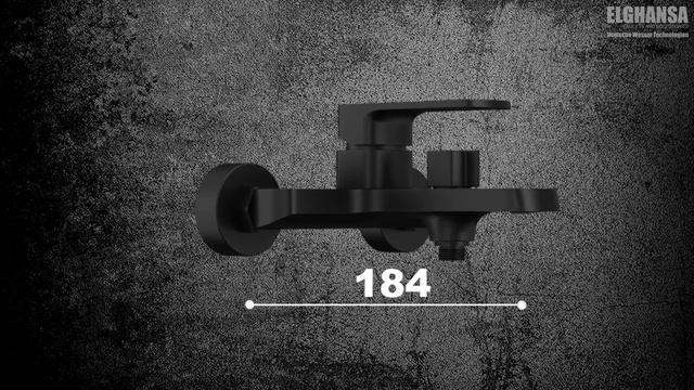 Элегантный однорычажный смеситель для ванны ELGHANSA HEFFEN арт.2352520-Black, черный матовый смотреть онлайн