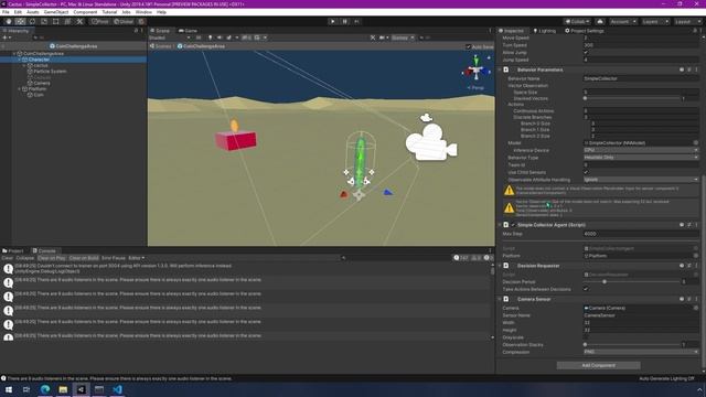 Camera Vision | Unity ML-Agents смотреть онлайн