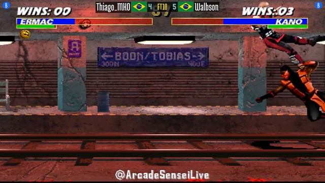 FT10 @umk3: Thiago_MKO (BR) vs Walbson (BR) [Ultimate Mortal Kombat 3 Fightcade] Feb 3 смотреть онлайн