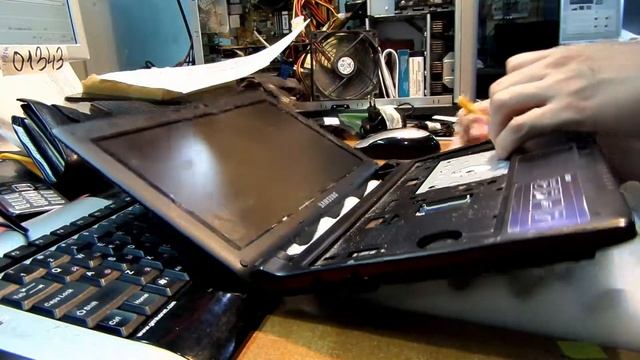 Как разобрать нетбук Samsung N150 (disassembly)