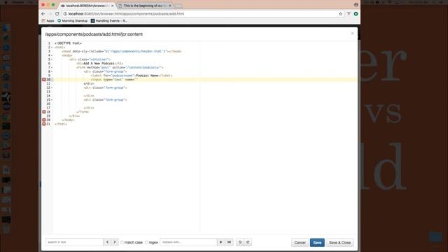 Apache Sling Tutorial - Building An Application Part 3 - Post Servlet смотреть онлайн