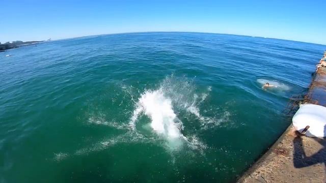 ОПАСНЫЕ ПРЫЖКИ В ВОДУ С ПИРСА смотреть онлайн