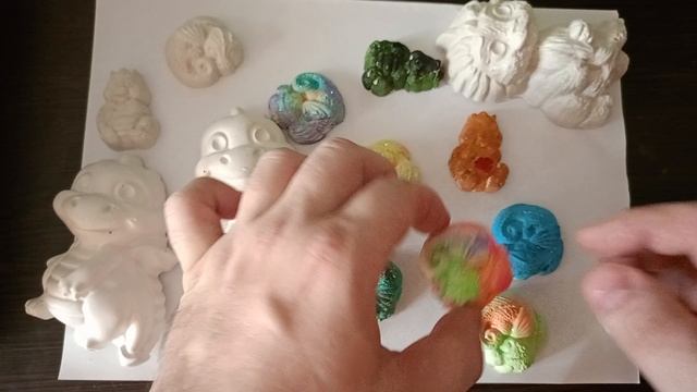 раскрашенный символ года