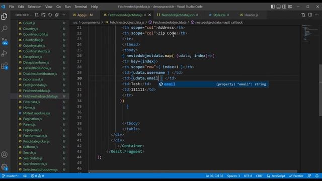 Fetch nested object data from Json file in React js | fetch data from json file смотреть онлайн