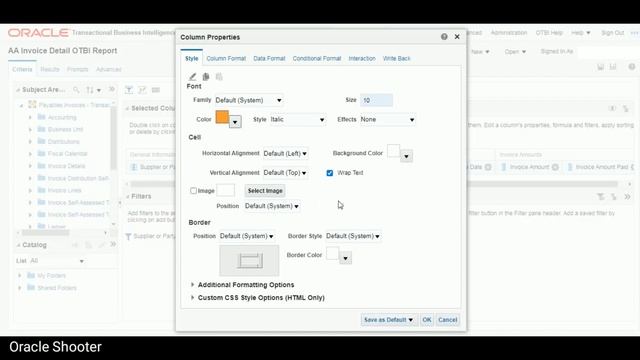 Oracle Fusion 71: How to make Conditional Action Link, How to copy format from one column to anothe смотреть онлайн