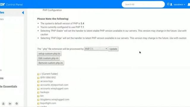 Using PHP Selector in Hostgator cPanel смотреть онлайн