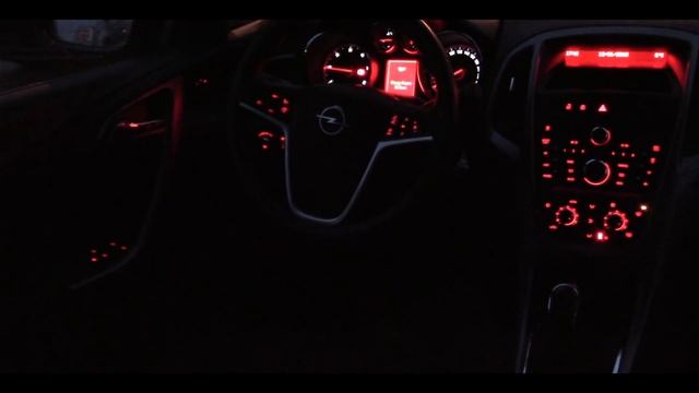 OPEL Astra J - NIGHT PANEL смотреть онлайн