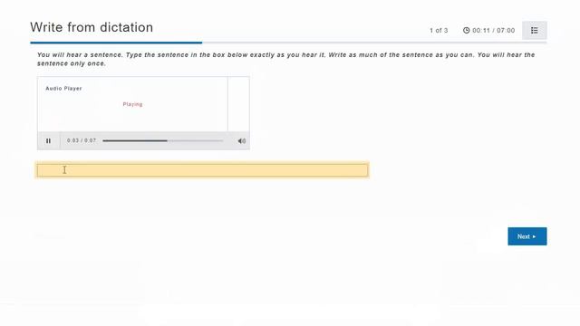 PTE Academic - Listening: Write from Dictation смотреть онлайн