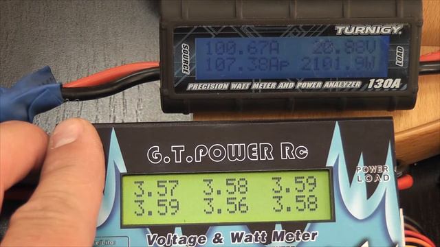 Тест батарей 3300 6S GensAce, LBP, Byllowy Power смотреть онлайн