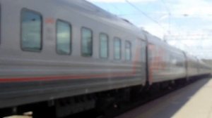 Прибытие ТЭП70БС-241 с поездом Санкт-Петербург - Самара