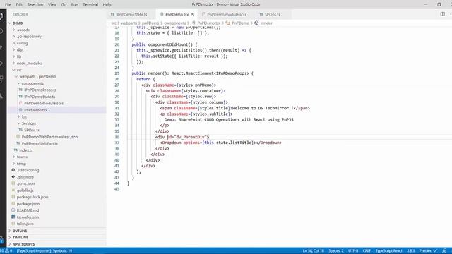 SPFx Tutorial Part 9: Getting Started With PnPjs In SharePoint Framework with Demo(CRUD Operations смотреть онлайн