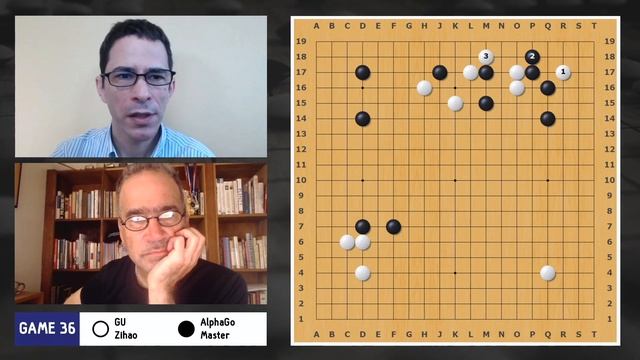 AlphaGo vs. The World: Game 36, Gu Zihao 5p (W) vs. AlphaGo Master (B) смотреть онлайн