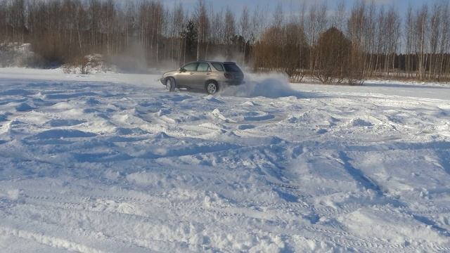 Lexus RX300 Winter Drift In 4k