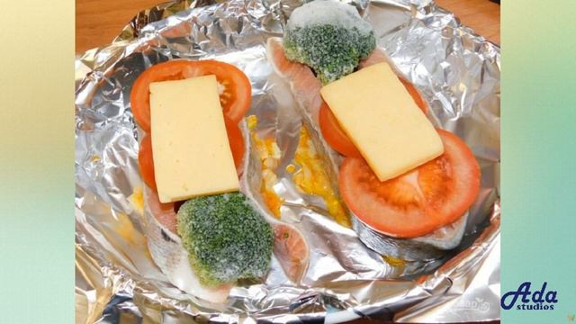 Горбуша с овощами в фольге в духовке Рецепт, пошаговый, как приготовить, вид смотреть онлайн